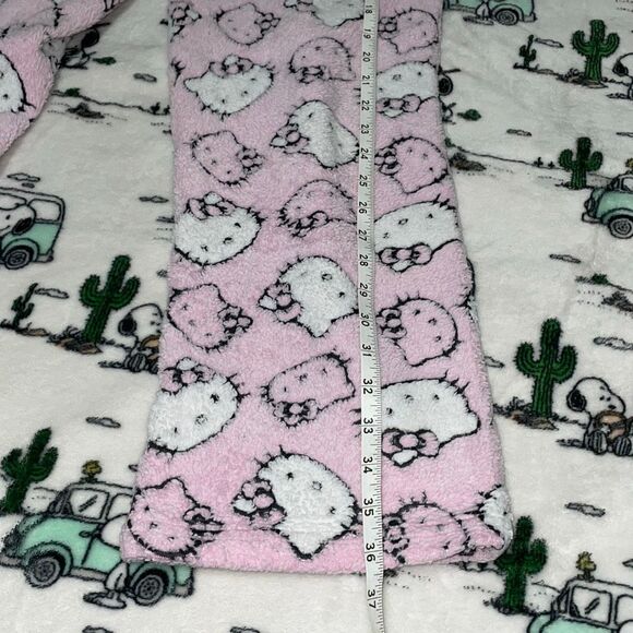 2013 Sanrio hello kitty pj pants pajama winter fuzzy bottom size medium - Picture 13 of 13